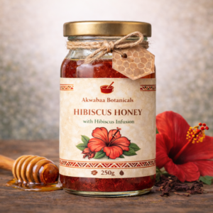 Honey infused with hibiscus