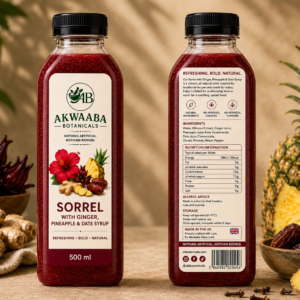 Sorrel with ginger and pineapple